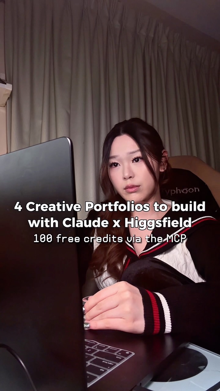 Higgsfield portfolios reel